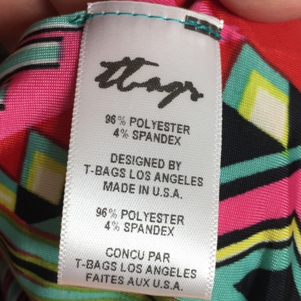 T Bags Los Angeles Printed Kimono Romper XS - Picture 4 of 11